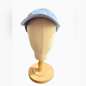 Adams Cool Crown Hat Blue Camp Huawni Pigment Dyed Cotton Dad Cap Vintage Wash